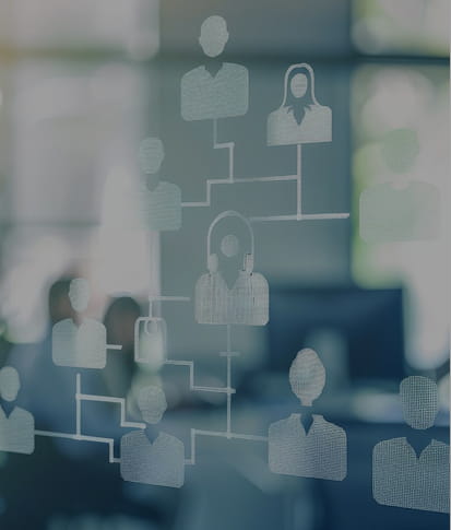 Professional workspace with charts